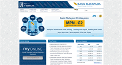 Desktop Screenshot of bankmayapada.com